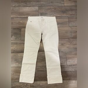 White Hudson Jean Capris
